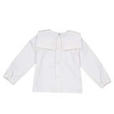 Eustache ML, Boy Shirt, in Organic Off White Twill