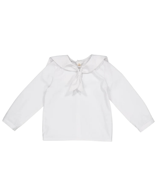 Eustache ML, Boy Shirt, in Organic Off White Twill