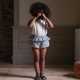 Frilly Poppy Bloomers Rustic Check