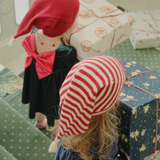 Gia Bow Dress Grs - Pine Grove