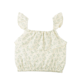 Girl Ambessa Strappy Ruffled Top & Tiered Skirt Set - Multicolor