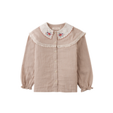 Girl Bernadette Long Sleeves Shirt - Brown