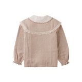 Girl Bernadette Long Sleeves Shirt - Brown