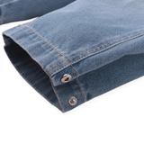 Girl Constance Barrel Denim Pants - Blue
