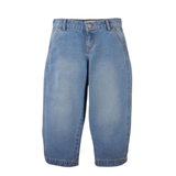 Girl Constance Barrel Denim Pants - Blue