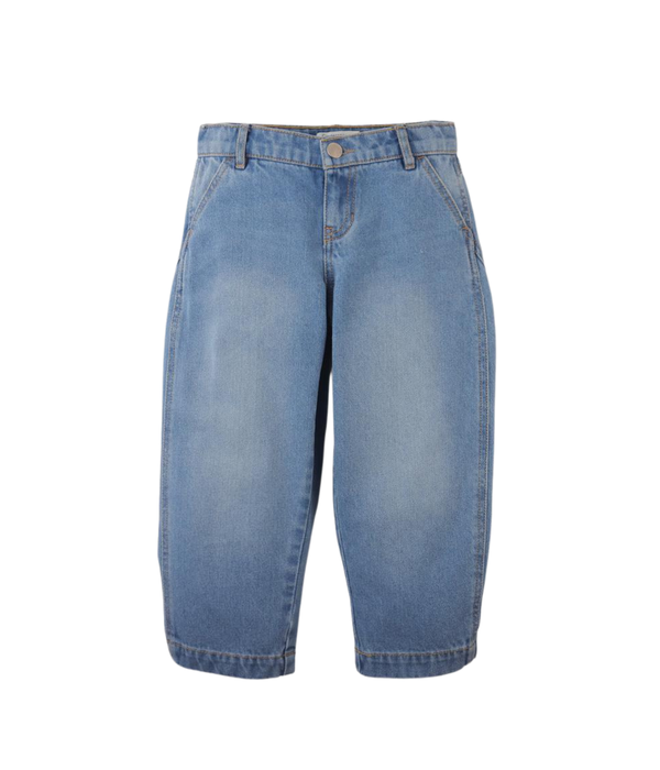 Girl Constance Barrel Denim Pants - Blue