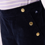 Girl Corduroy Pants - Navy