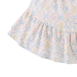 Girl Theresa Tiered Ruffle Skorts - Multicolor