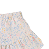 Girl Theresa Tiered Ruffle Skorts - Multicolor