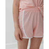Girls Pink/White Super Short