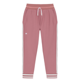 Girls Retro Warm-Up Jogger - Dusty Pink