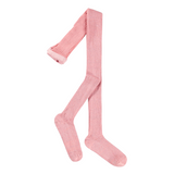 Glitter Rib Tights - Blush