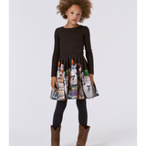 Glitter Tights - Navy Sky