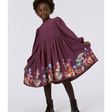 Glitter Tights - Purple Shadow