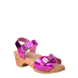 Goya Clog Sandals - Rose Metallic