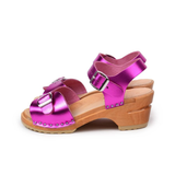 Goya Clog Sandals - Rose Metallic