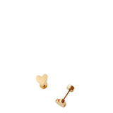 Heart Studs - Gold