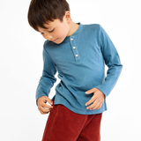 Henley T-Shirt - Petrol