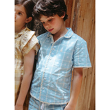 Henri Shirt - Vintage Blue Plaid