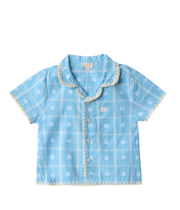 Henri Shirt - Vintage Blue Plaid