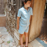 Henri Shirt - Vintage Blue Plaid