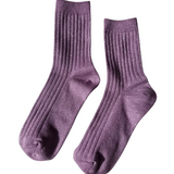 Her Socks - Modal Lurex - Lilac Glitter