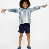 Jeffie Shirt - Blue Picnic Check