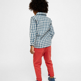 Jeffie Shirt - Blue Picnic Check