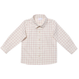 Jeffie Shirt - Pomegranate Plaid