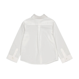 Arthur, Boy Shirt, in White Poplin