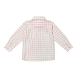 Jeffie Shirt - Pomegranate Plaid