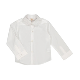 Arthur, Boy Shirt, in White Poplin