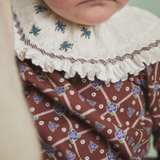 Juliana Smocked Baby Romper