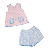 Juni Short Set - Studio Calico Pink/Studio Floral