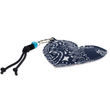 Key Ring - HEART - Navy / Chambray