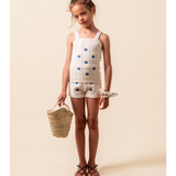 Knit Top With Floral Embroidery Girl