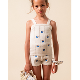 Knit Top With Floral Embroidery Girl