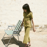 Lime Knit Pants Girl