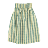 Long Skirt - Light Yellow Checkered