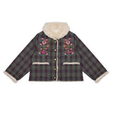 Coat Alia - Green Tartan