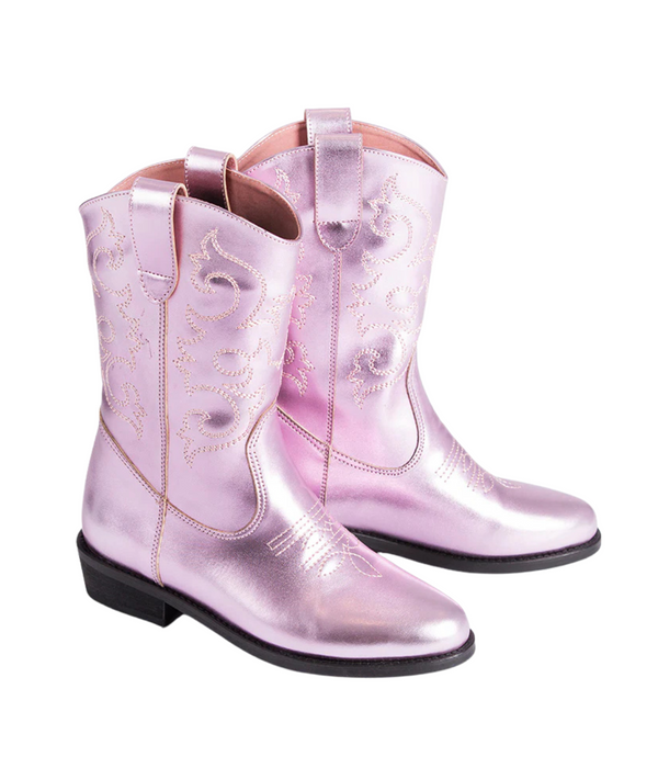 Mama Luma Cowboy Boots - Pink