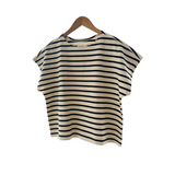 Manon Tee - Navy Stripe