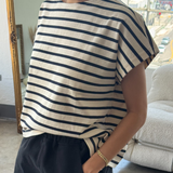 Manon Tee - Navy Stripe