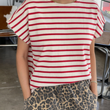 Manon Tee - Red Stripe