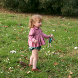 Mariana Rose Smocked Embroidered Blouse and Bloomer Set