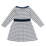 Marie Clare Dress - Navy Stripe
