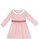 Marie Clare Dress - Rose Rugby Stripe