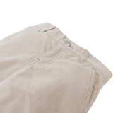 Girl Mavie Waleless Corduroy Cargo Pants - Beige
