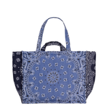 Maxi Cabas Matelassé - CHAMPIGNON - C - Chambray / Navy