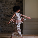 Molly Trousers Jaipur Floral in Tea Rose